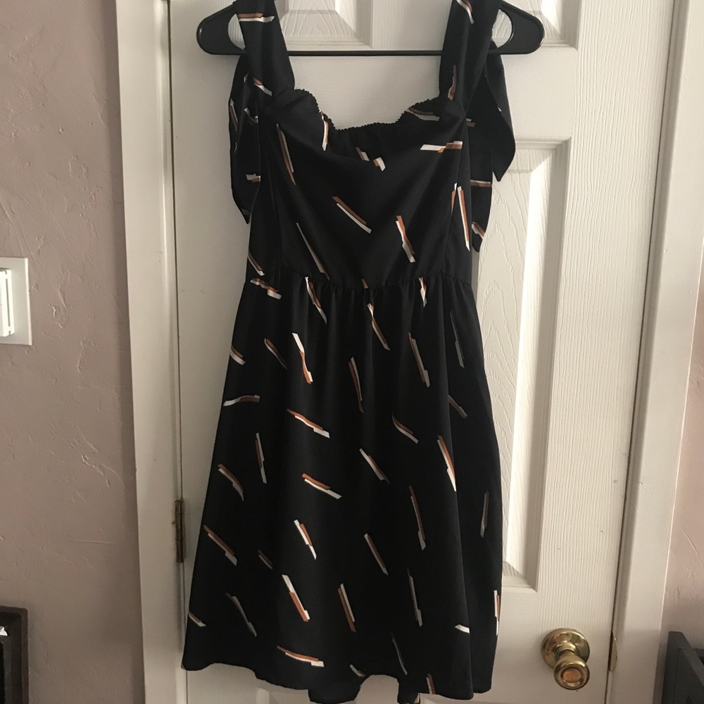 Xhilaration Black A line dress